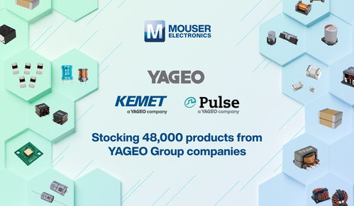 贸泽电子备货近50000种YAGEO集团旗下全系列产品